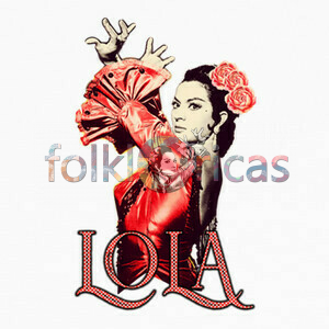Diseño Lola Flores Faraona Color Rojo